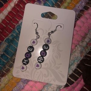 💜 HOE 💜 aesthetic beaded earrings